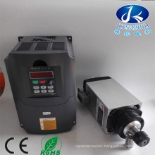 3kw Air-Cooled 220V Air Cooled CNC Router Square Spindle Motor